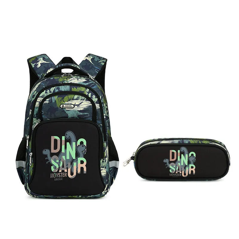 Primary School Student Schoolbag Boys Stylish And Lightweight Grade 1-3 Children Backpack