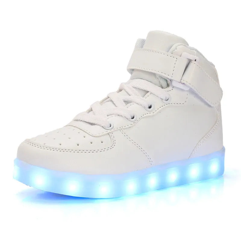 Kids Fashion Casual Light Up Sneakers