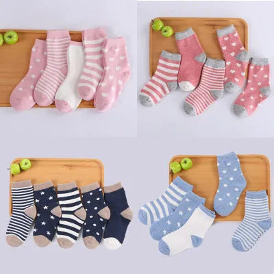Chaussettes enfant tube en coton - Enfance-Heureuse