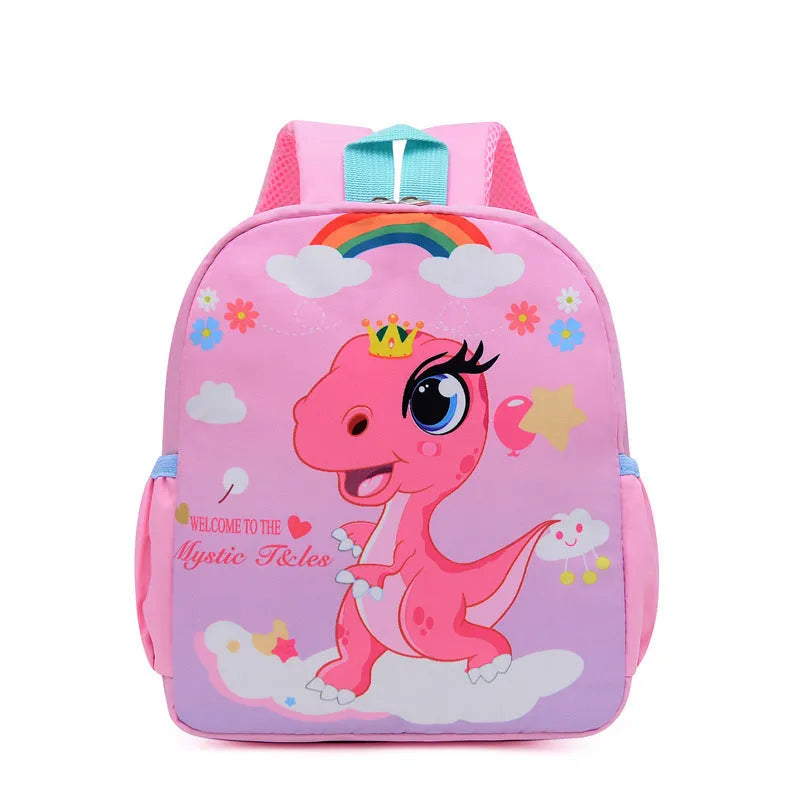 Kindergarten Men's And Women's Burden Reduction Decompression Anti-lost Fashion All-match School Bag Cartoon Student Schoolbag Wholesale