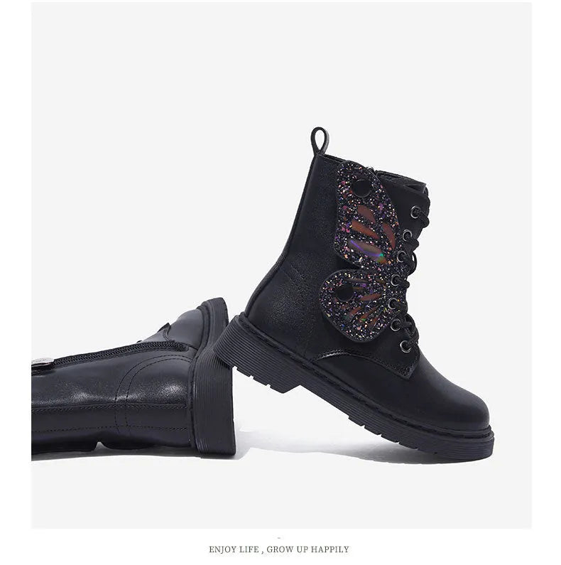 Girls' shoes Martin boots kids boots - Enfance-Heureuse