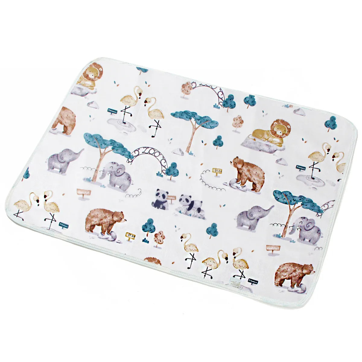 New Baby Breathable And Waterproof Cartoon Cotton Diaper Changing Pad