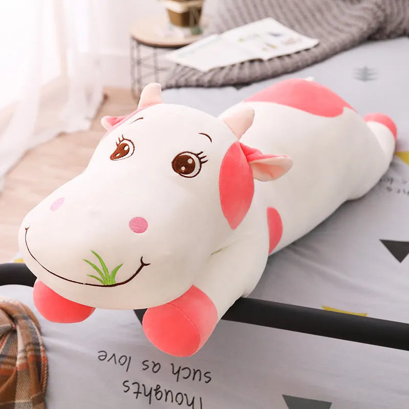 Cow plush toy pillow