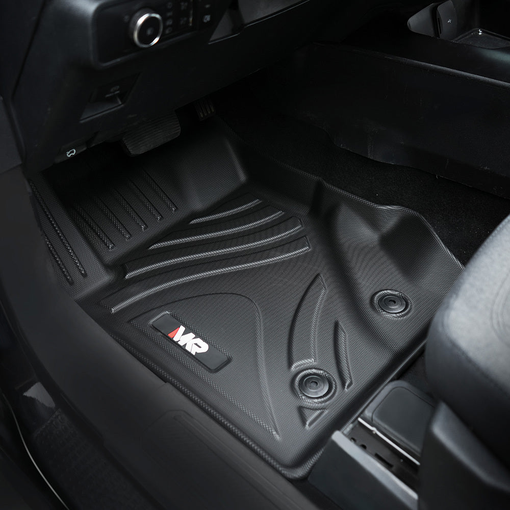 Car Floor Mats For 2021-2023 Ford Bronco 4 Doors 3D TPE All-Weather Floor Mats, Full Set Interior Car Accessories- Not Fit 2 Doors Version - Enfance-Heureuse