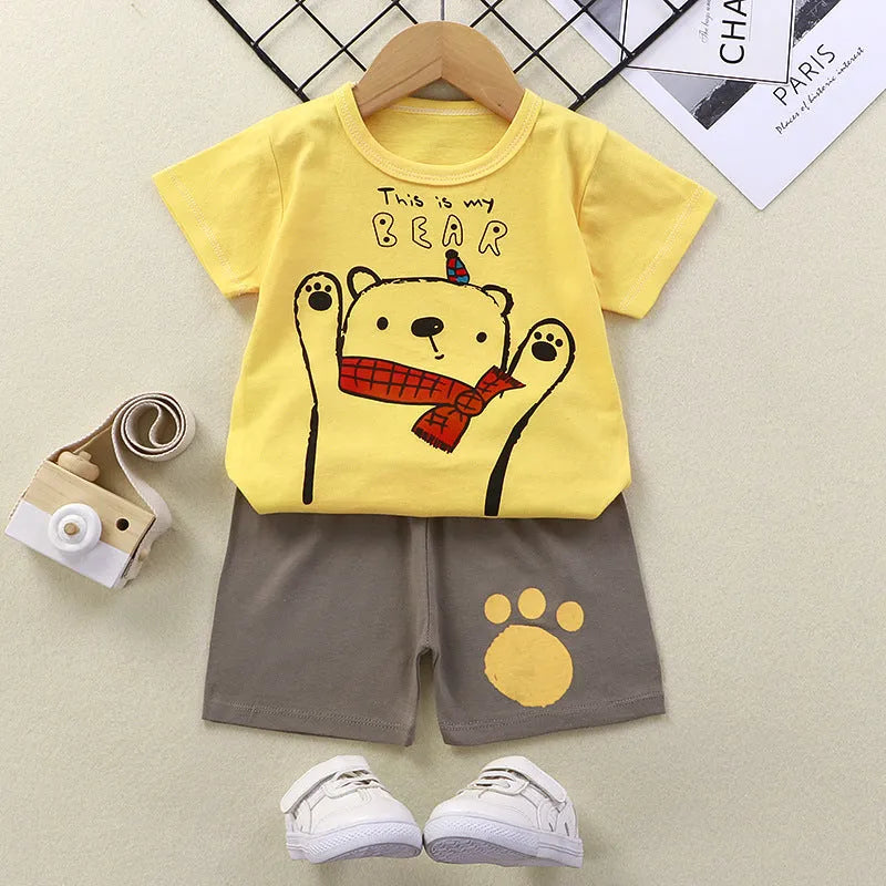 Cotton T-shirt Women  Treasure Summer Shorts Baby Clothes Manufacturer