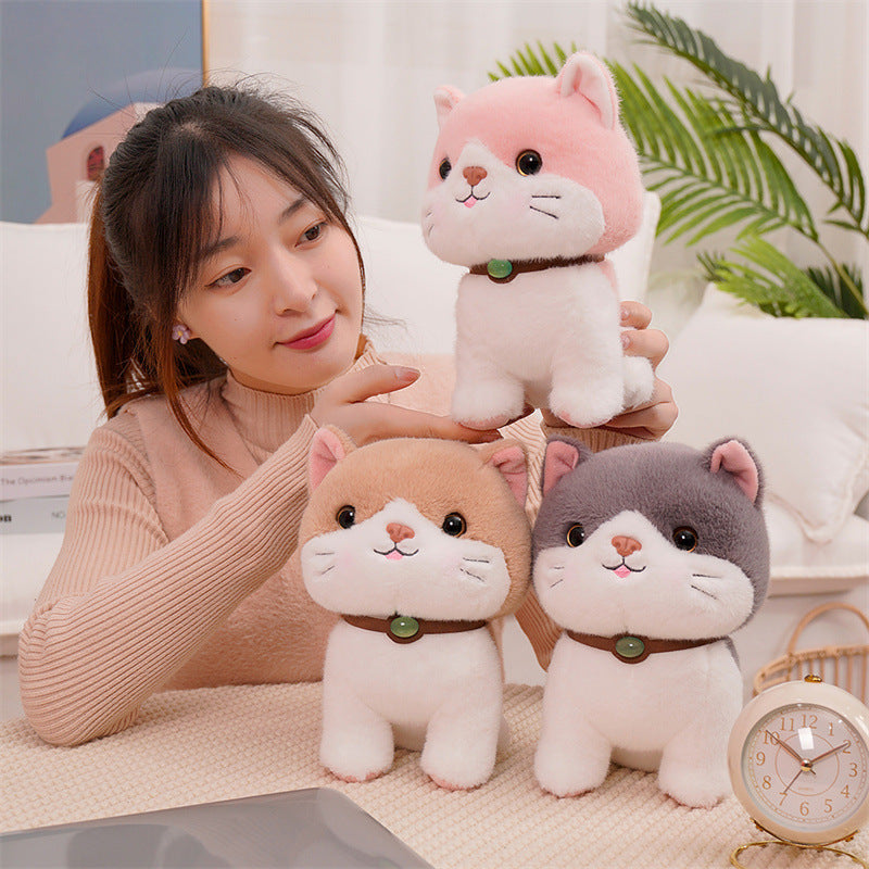 Creative Cute Simulation Cat Fighting Dog Doll Toys