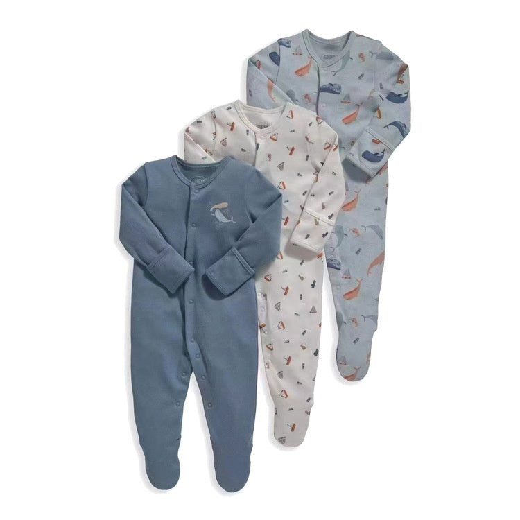 Spring And Autumn Baby Jumpsuits - Enfance-Heureuse