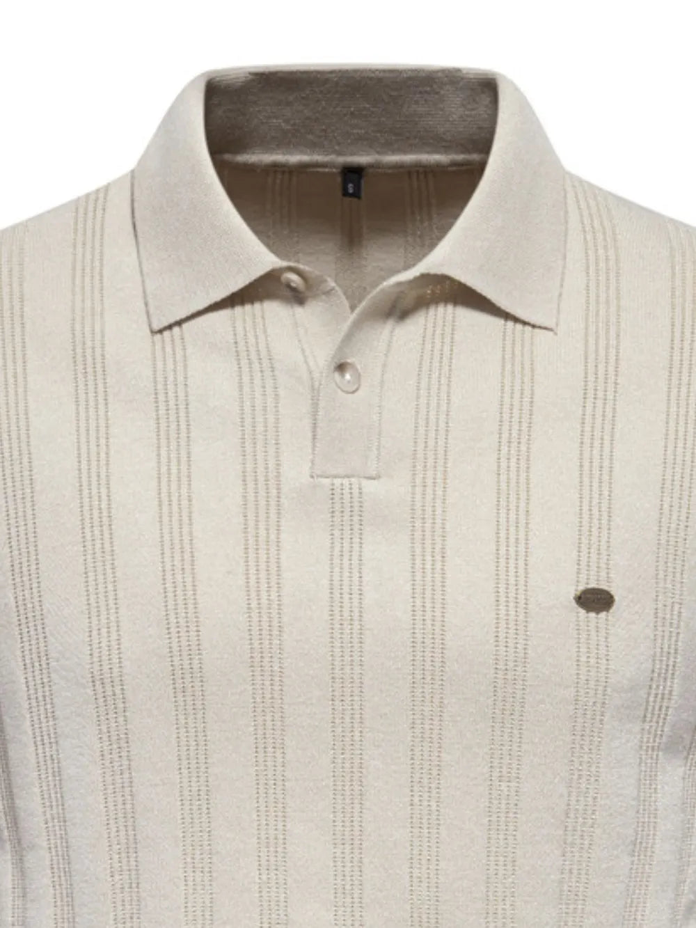 Men's Collared Neck Short Sleeve Knit Polo - Enfance-Heureuse