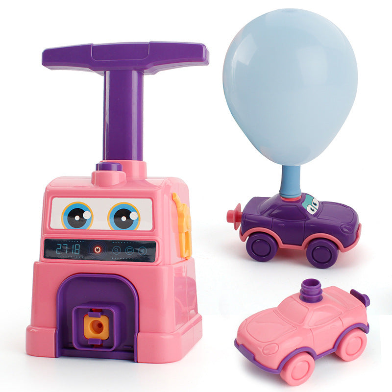 Children's Inertial Power Balloon Car Toy Aerodynamic Scooter Car Educational Experiment Creative Toy - Enfance-Heureuse