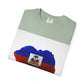 Haiti Flag Drip T-Shirt — Haitian Pride Graphic Tee