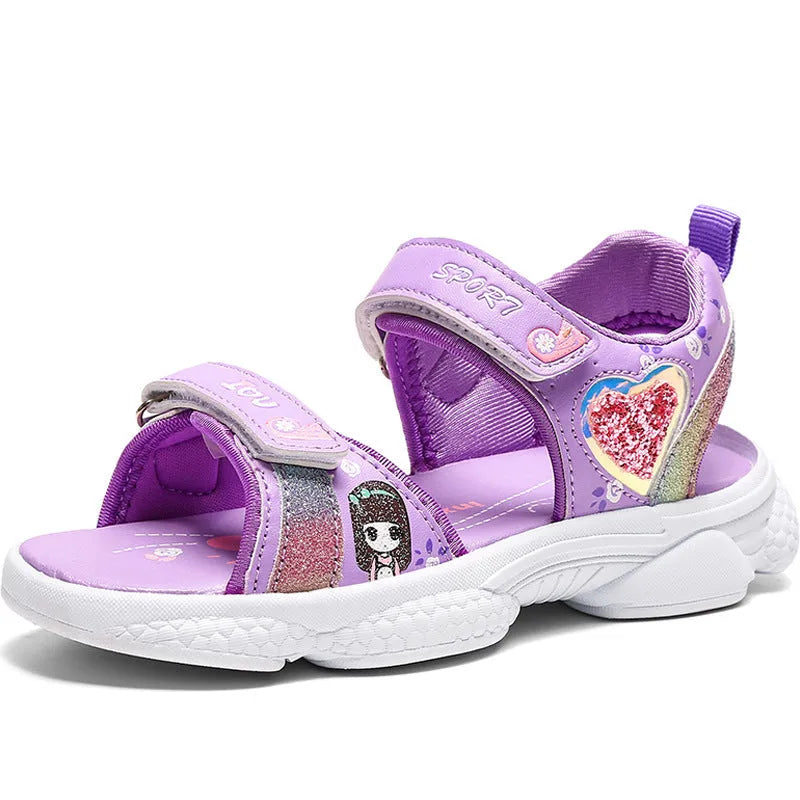 Zapatillas deportivas ligeras con suela suave para niñas