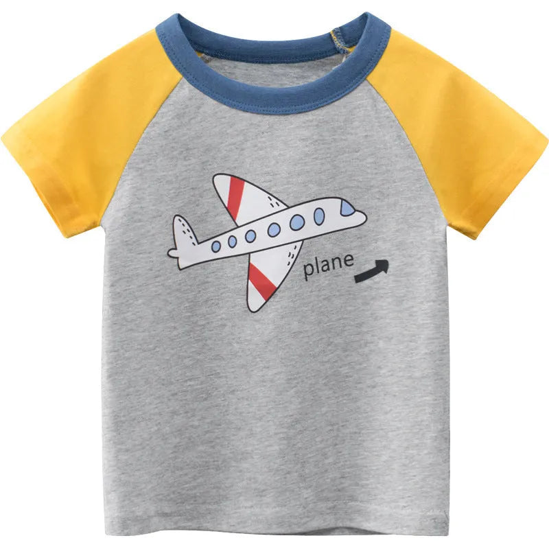 New Children's Clothing Children's Short-Sleeved T-Shirt Boys Half-Sleeved Clothes