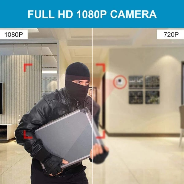 Mini Hidden Camera Home Security Nanny Cam Full HD 1080P DVR Night Vision Audio - Enfance-Heureuse