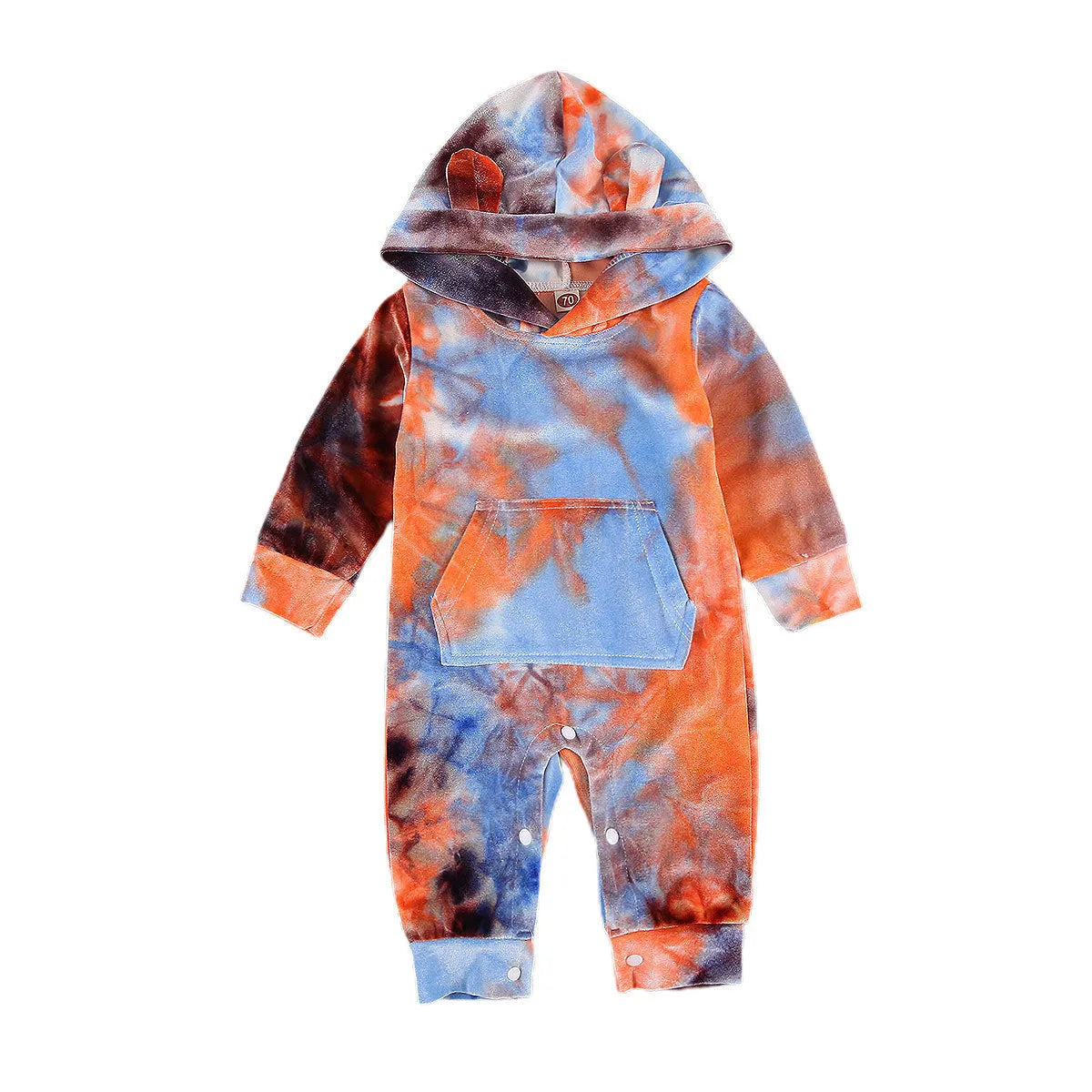 Baby hooded jumpsuit,