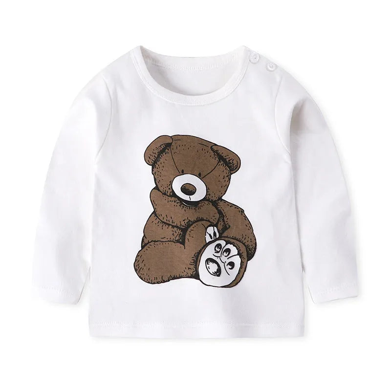 Boys Long Sleeved T Shirt Spring And Autumn Clothes