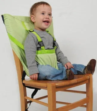 Motherhug German Quality Portable Baby Chair Baby Seat Safety Strap Color Dining Chair Bag 