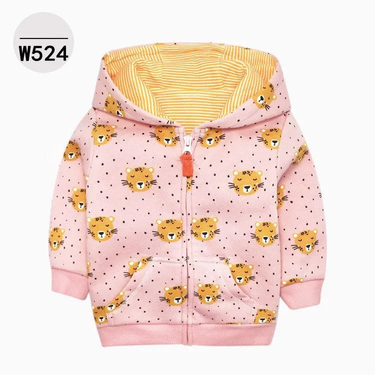 Cute double coat for boys and girls