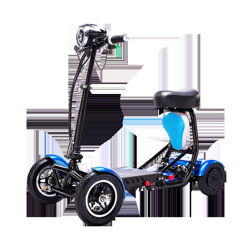Cyungbok Folding Mini Four-wheel Adult Electric Bicycle Transport Scooter For The Elderly - Enfance-Heureuse