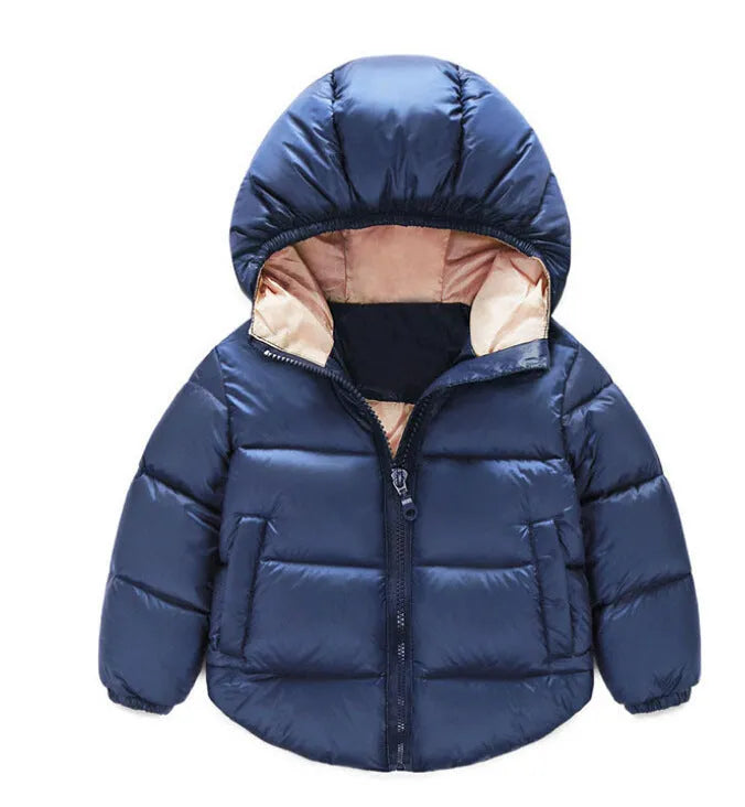 Ropa de invierno para niños Chaqueta de plumón informal acolchada de algodón