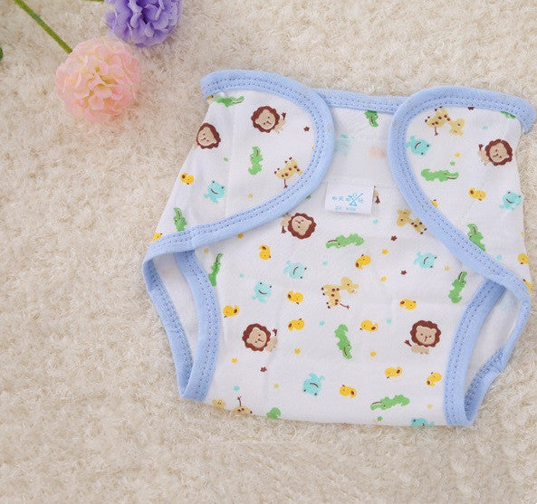 Cotton Cartoon Printed Cloth Diaper Washable Baby Diaper - Enfance-Heureuse