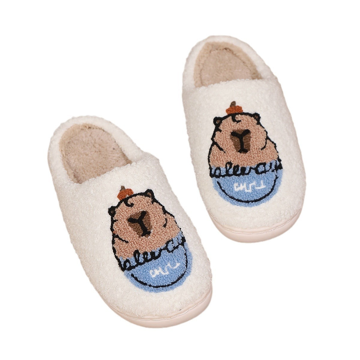 Cute Capibala Cotton Slippers Cartoon