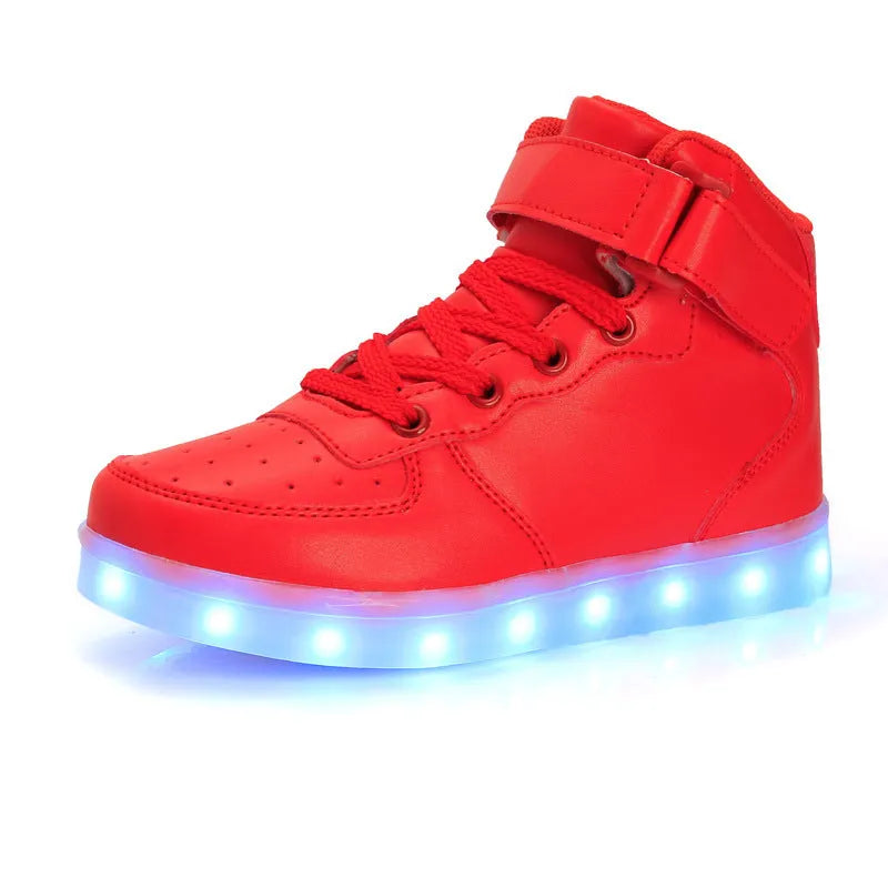 Kids Fashion Casual Light Up Sneakers