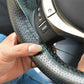 Genuine Leather DIY Car Steering Wheel Cover Anti-slip For Cm Black US - Enfance-Heureuse