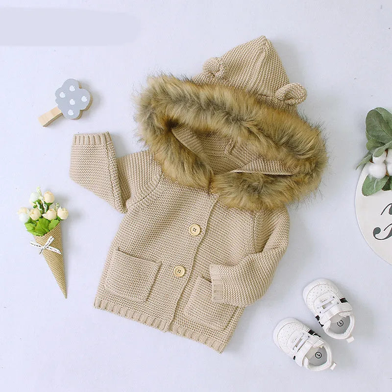 Children's warm sweater - Enfance-Heureuse