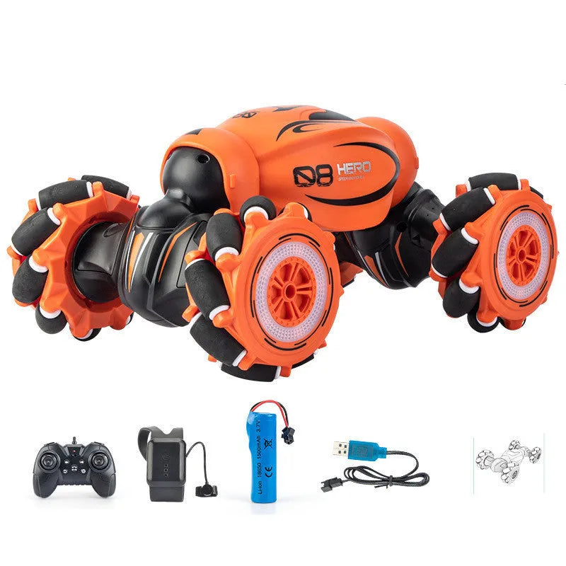 Remote control electric deformable toy car