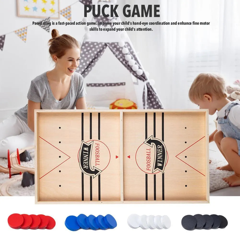 Table hockey net rouge