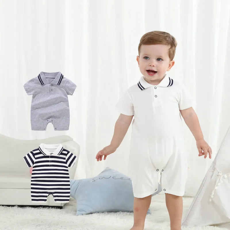 Baby clothes solid color romper