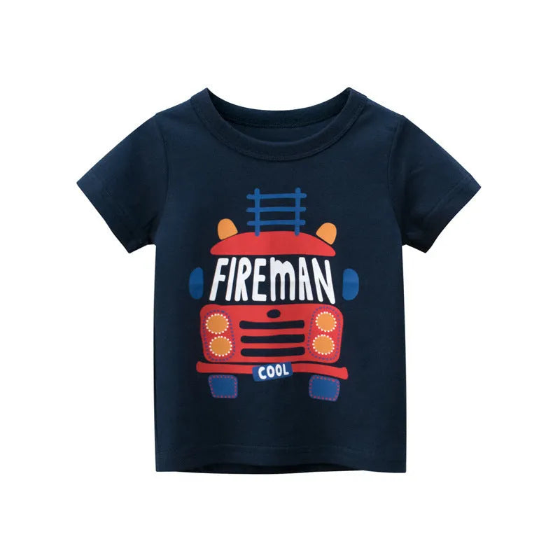 Nouveau Enfants de Vêtements 27 enfants D'été Garçons À Manches Courtes T-shirt