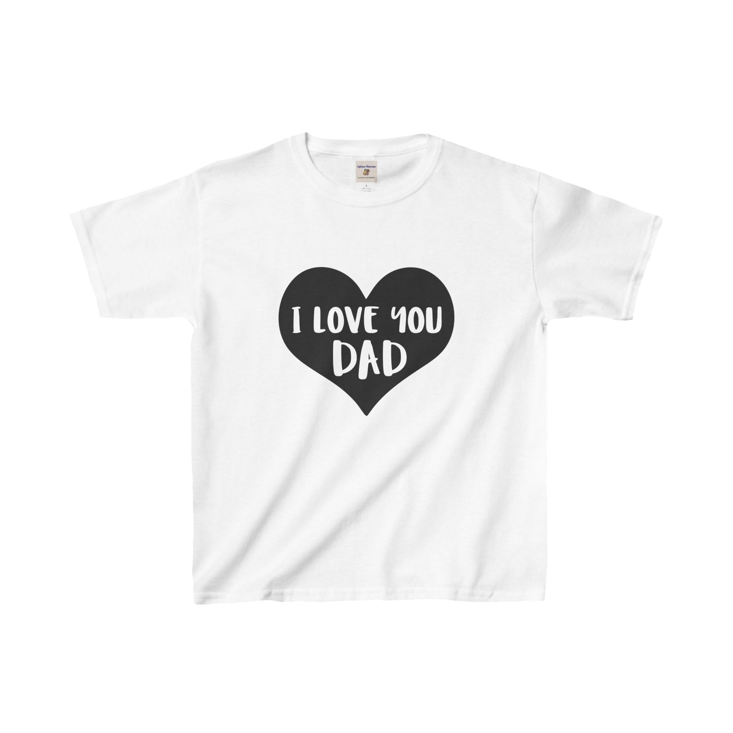 I Love You Dad Kids Tee, Father’s Day Gift, Cute Kids T-Shirt, Family Matching Tee, Gift for Dad from Kids, Birthday Present