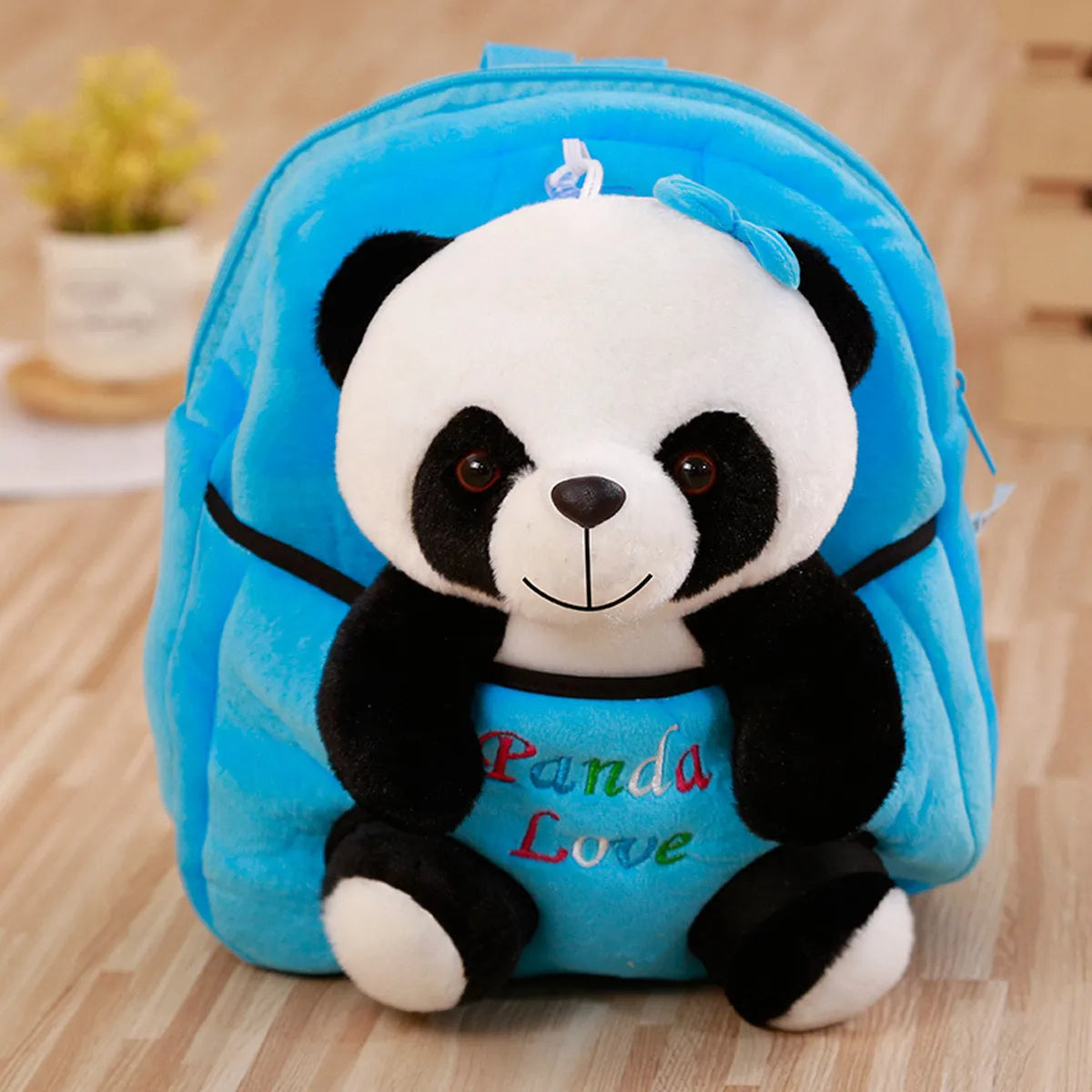 Mochila de panda de dibujos animados