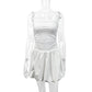 European And American Style Sexy Slim Strap Tube Top Fashion Short Dress - Enfance-Heureuse
