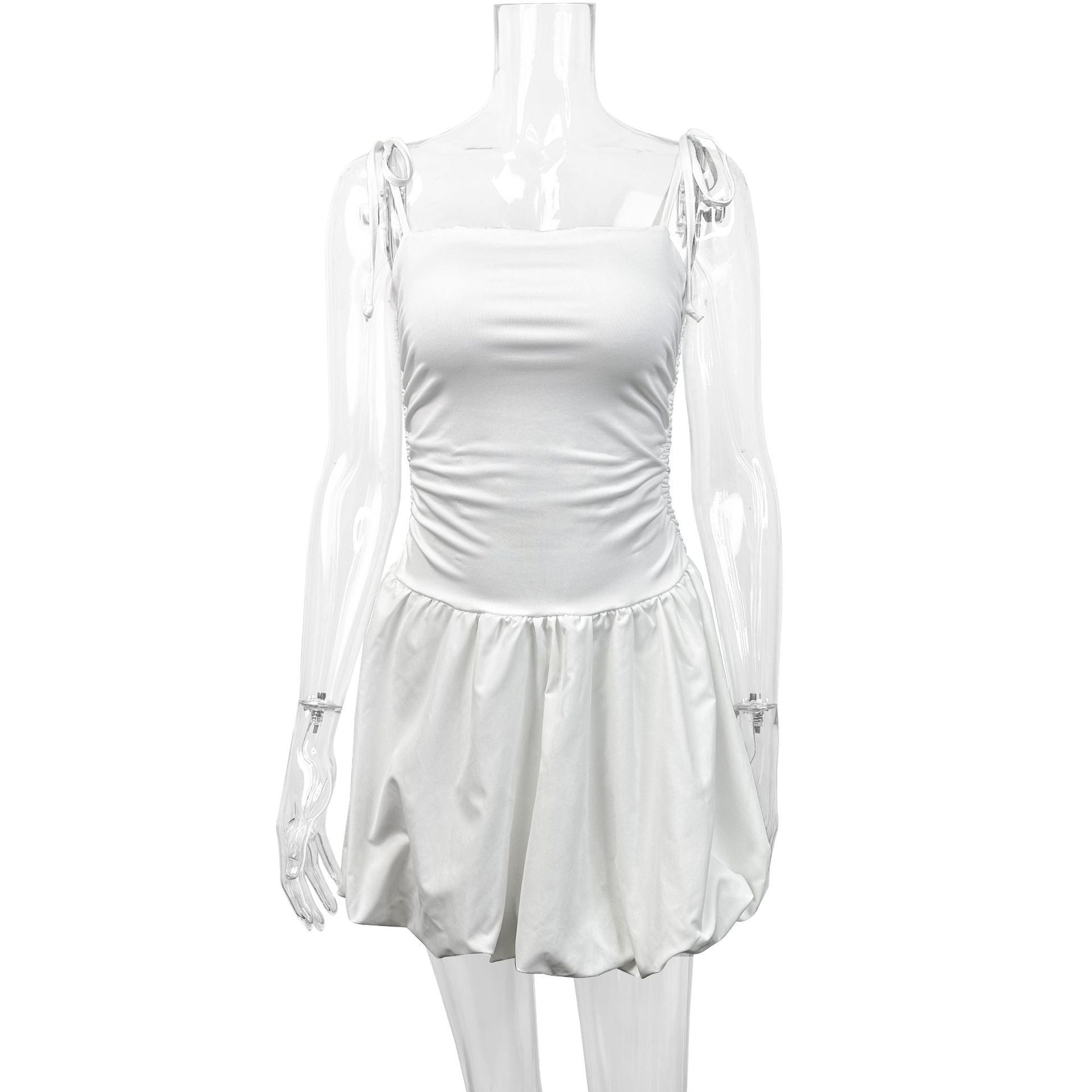 European And American Style Sexy Slim Strap Tube Top Fashion Short Dress - Enfance-Heureuse