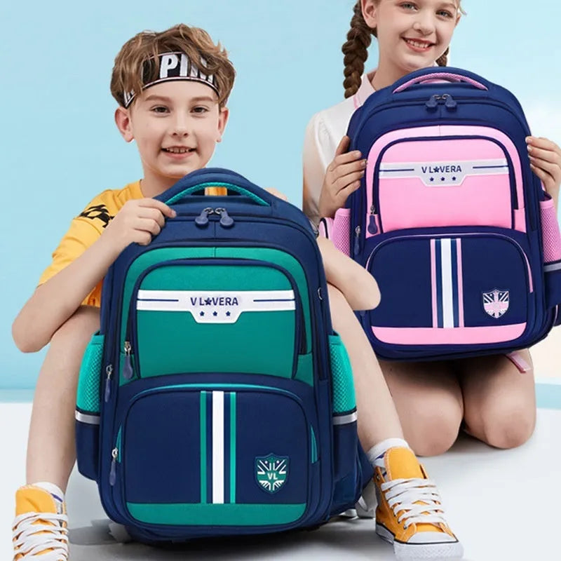 New Primary School Student Schoolbag 1-3-6 Grade Backpack Interlayer Waterproof Large Capacity Boys And Girls