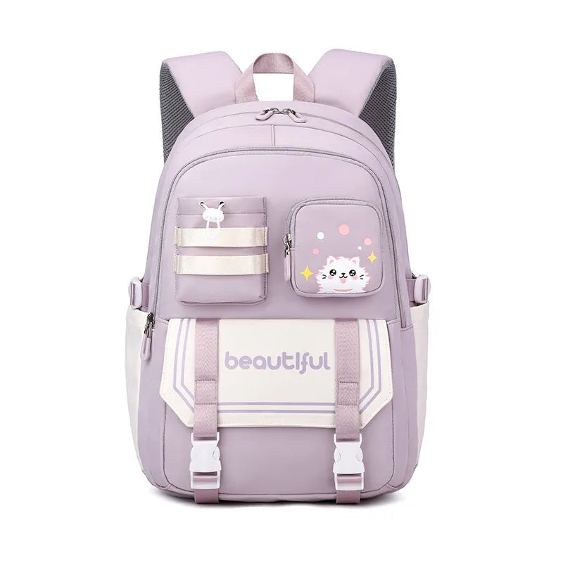 Large Capacity Schoolbag For Primary School Girls Cute