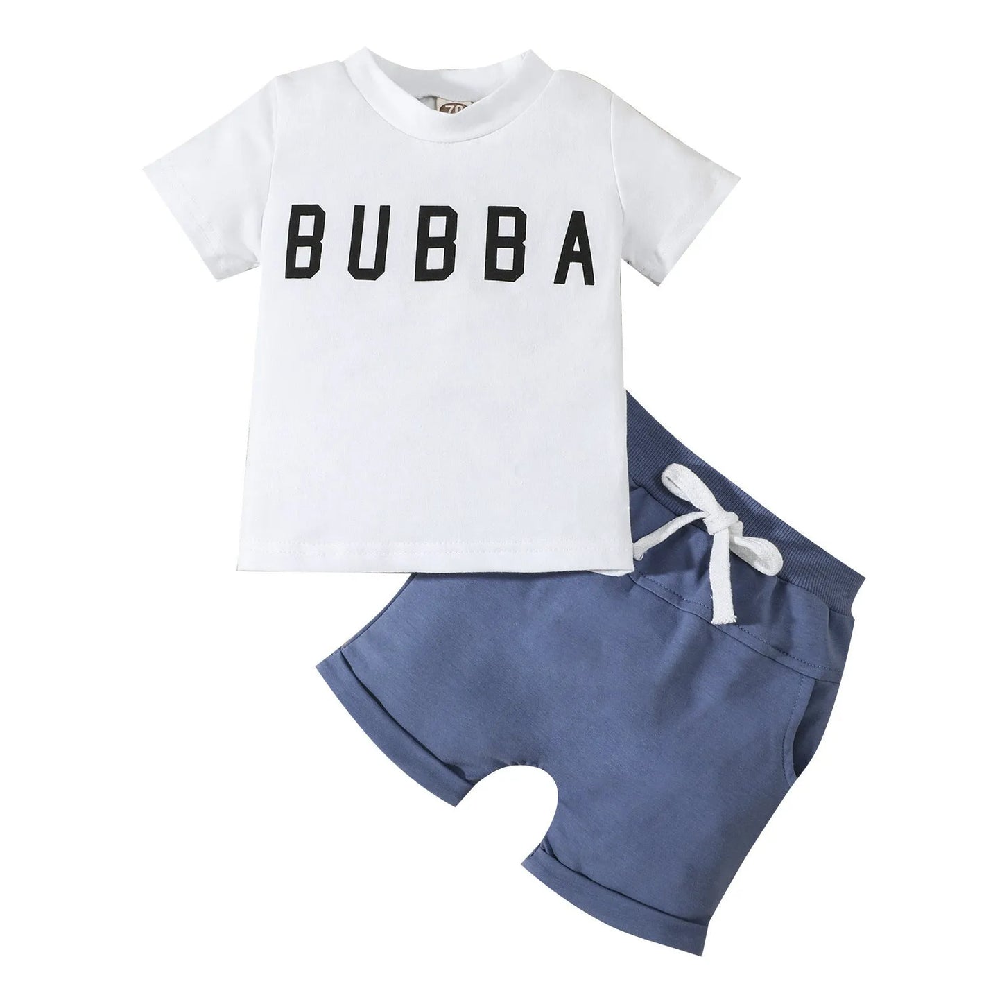 Boys Casual Letter T-shirt Set