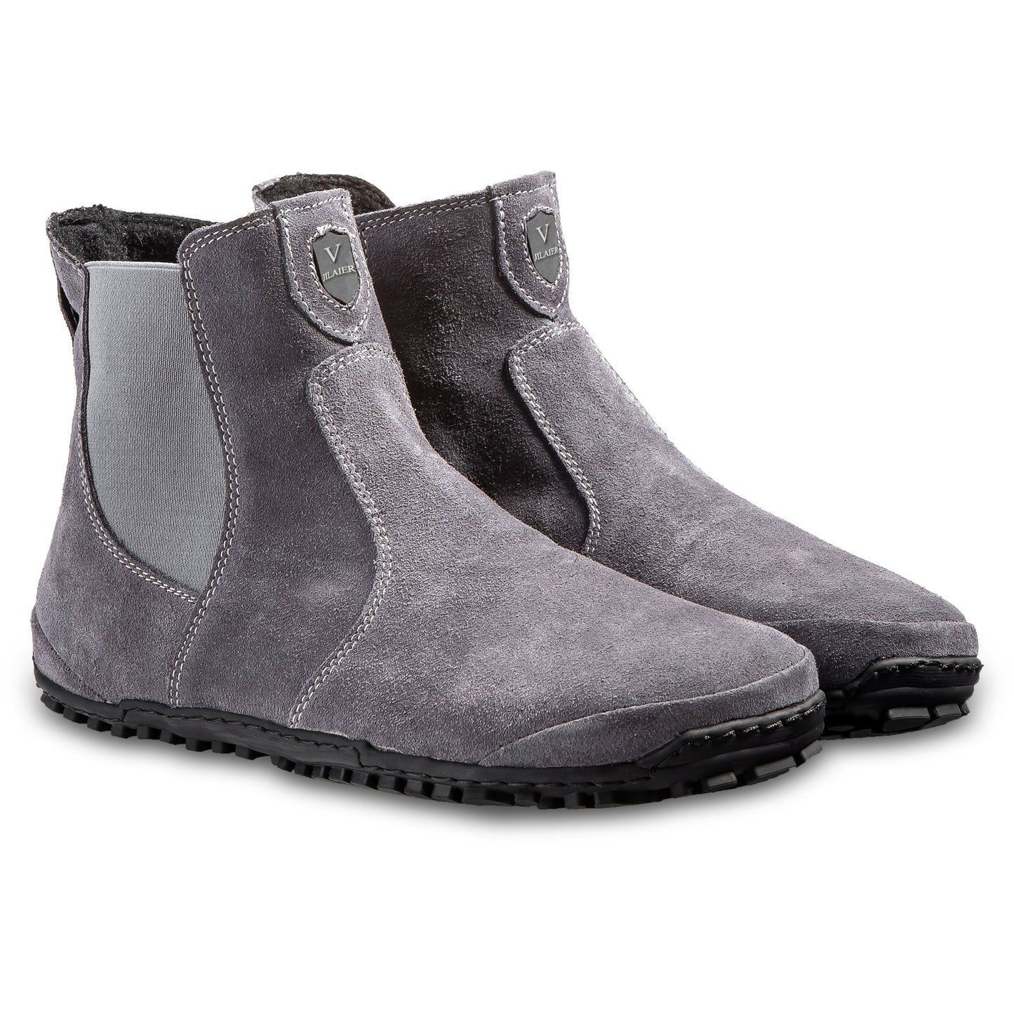 Fashion Men And Women Wear Round Toe Color-blocking Single Boots