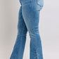 Judy Blue HW Tummy Control Vintage Wash Side Slit Slim Boot Jeans - Enfance-Heureuse