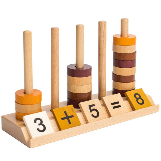 Children's wooden counter