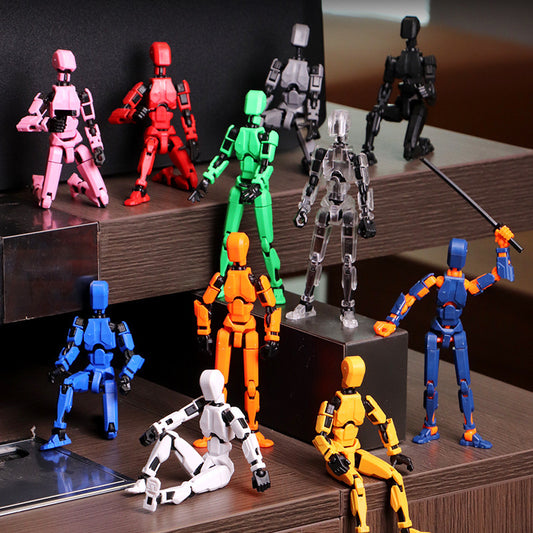 Multi-Jointed Movable Shapeshift Robot 2.0 3D Printed Mannequin Dummy Action Model Doll Toy Kid Gift - Enfance-Heureuse