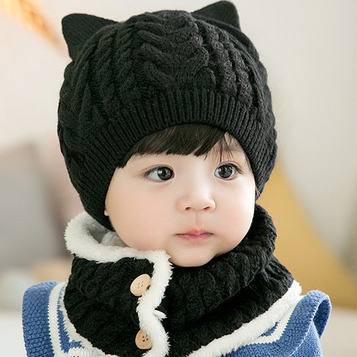 Plus velvet thick bib mask - Enfance-Heureuse
