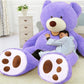 Giant Teddy Bear Plush Toy Huge Soft Toys Leather Shell - Enfance-Heureuse