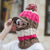 Women's plush thick woolen hat earmuffs