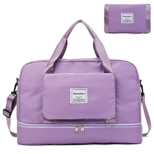 Foldable Travel Duffel Bags Sports Gym Tote Bag Women - Enfance-Heureuse