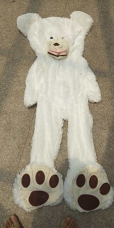 Giant Teddy Bear Plush Toy Huge Soft Toys Leather Shell - Enfance-Heureuse