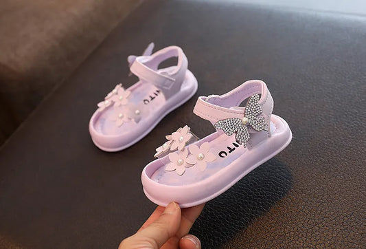 Little Kids' Princess Shoes Non-slip Soft-soled Baby Shoes - Enfance-Heureuse