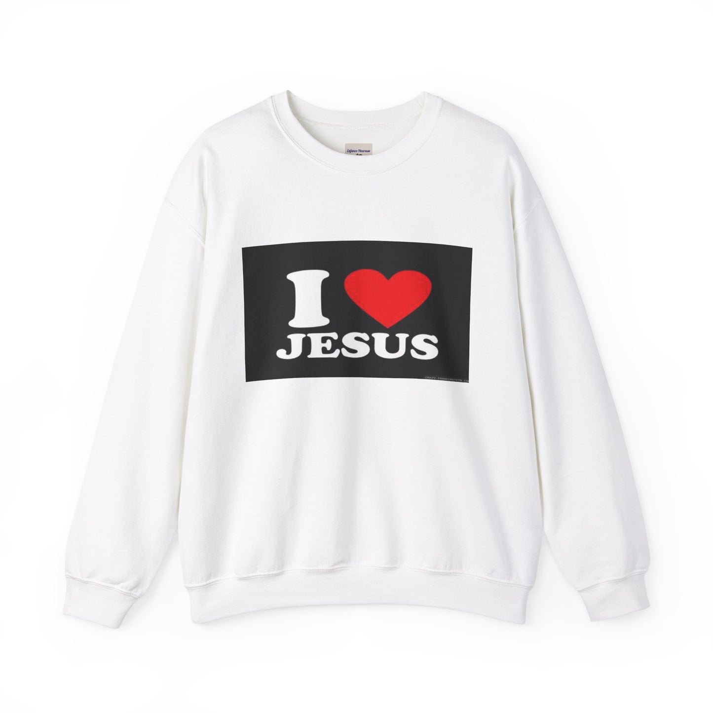 I Love Jesus Crewneck Sweatshirt - Unisex Heavy Blend